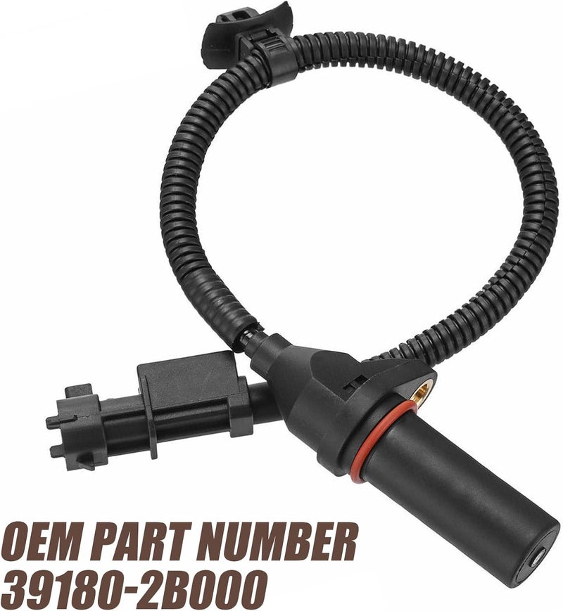 pinflaw 1 PC Car Engine Crankshaft Position Sensor, Solve Ignition Difficulties Stable Flexible Structure Sensor, Replacement OEM No. 39180-2B000 391802B000 Parts, Compatible with Modern (Black) - Image 3